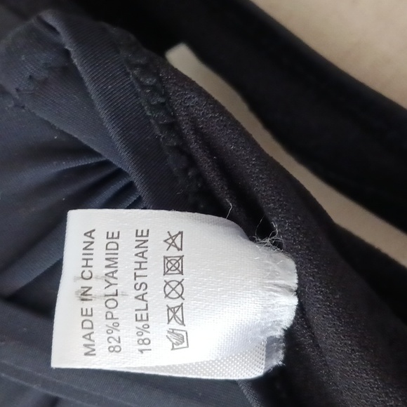 Black one piece net swimsuit - Picture 11 of 11